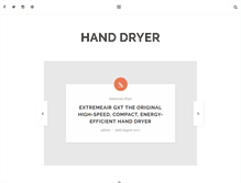 Tablet Screenshot of handdryer.co.uk